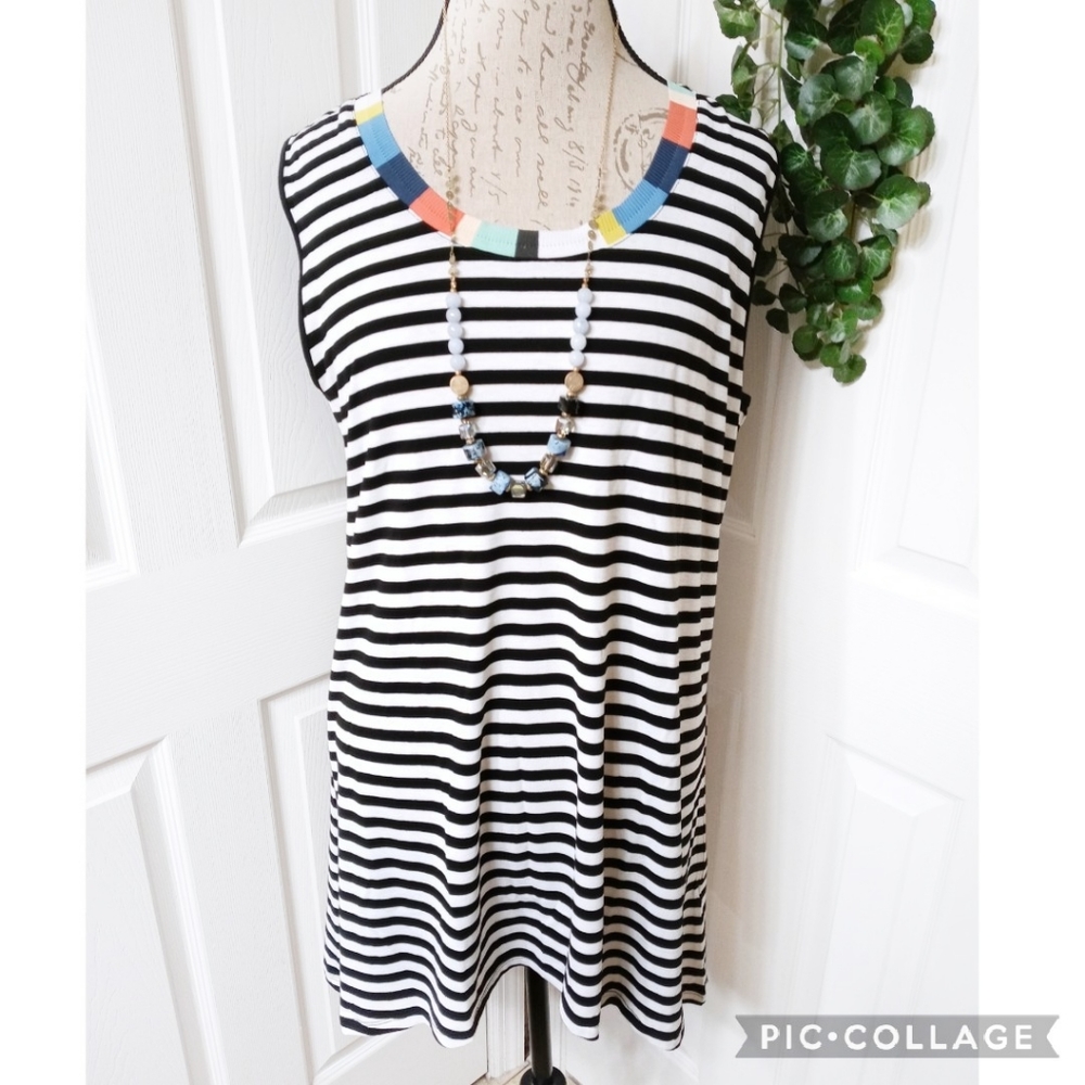 Avenue Shark Bite Sleeveless Tunic Top Size 14/16